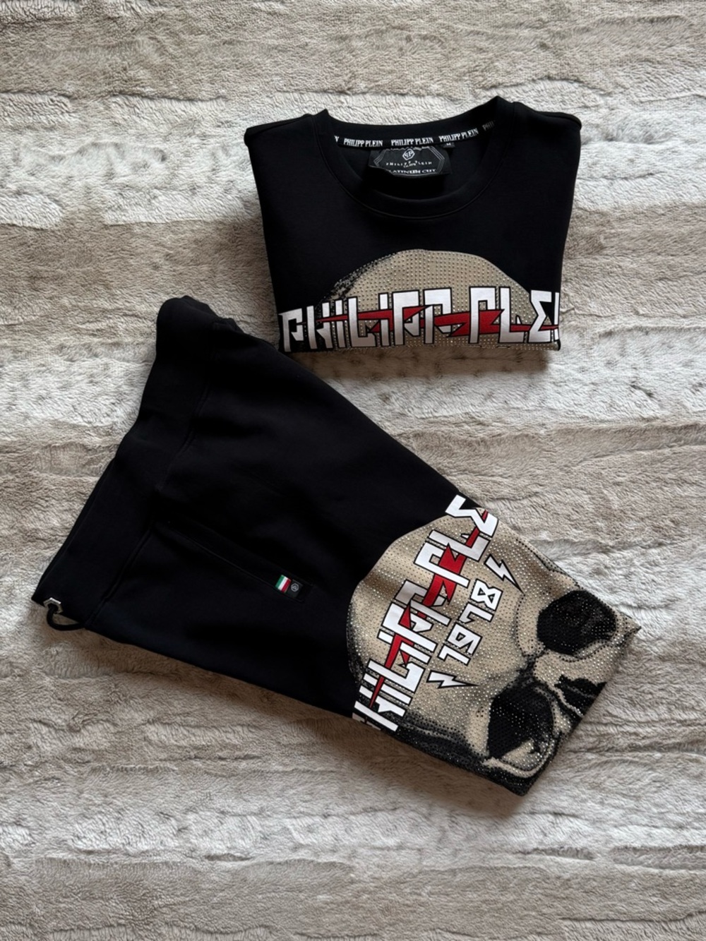 Philipp Plein Women’s Limited Edition Matching Set in Black Size M